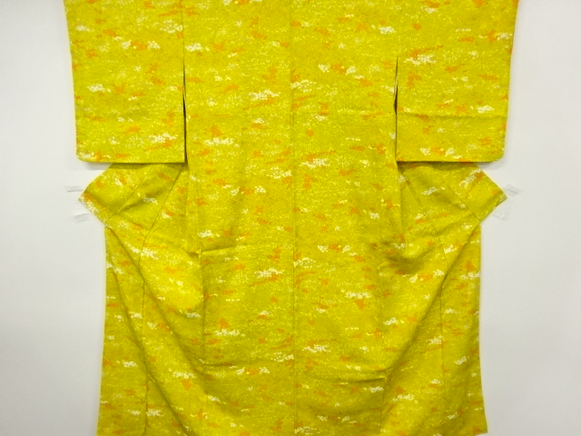 JAPANESE KIMONO / KOMON / FLORAL PLANTS